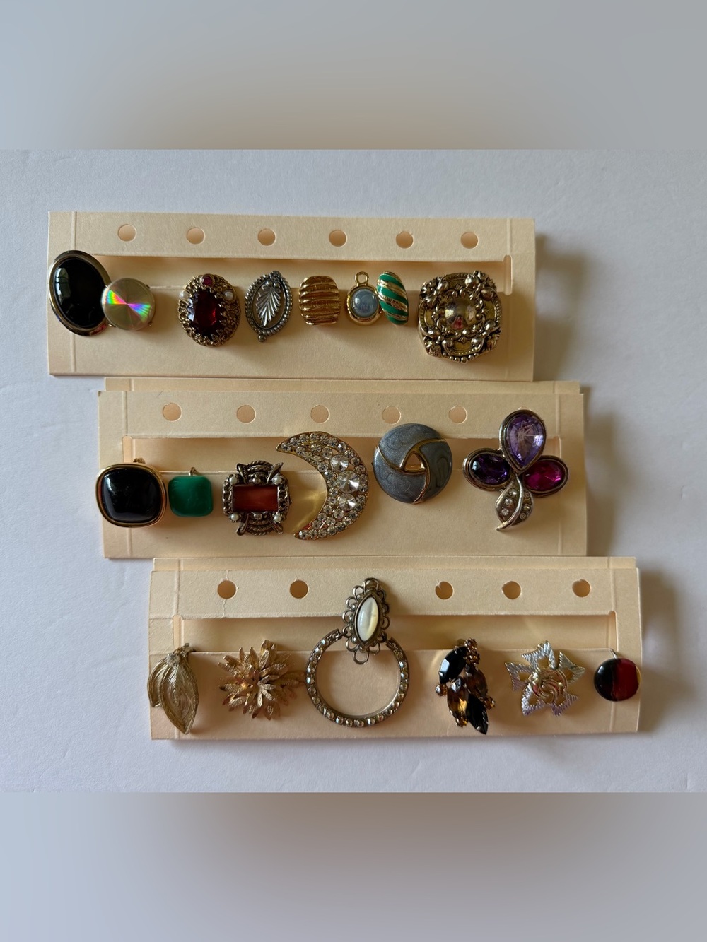 Assorted Women's Multi-Color Fashion Jewelry Clip-On Earrings - No Brand